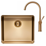 Titan Large Bowl Sink & Mixer Tap Package Brass TSBR522PK hero image