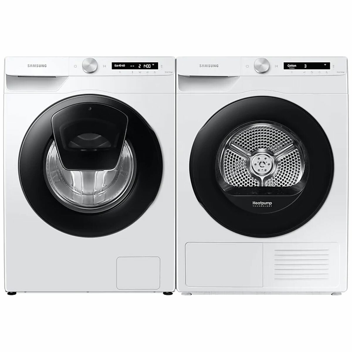Samsung 8kg Smart AI Heat Pump Dryer DV80T5420AW Appliances Online
