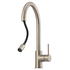 Oliveri Venice Pull Out Goose Neck Mixer Tap Brushed Nickel VE520FBN-P image NaN