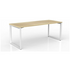 OLG Anvil Straightline Desk 1800x750 New Oak Worktop with White Frame OG_ANSD1875_NO image NaN