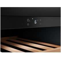 Vintec 35 Bottle Single Zone Under Bench Wine Fridge Black VWS830FAS-X hero image