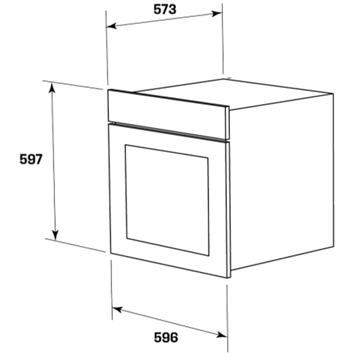 Westinghouse 60cm Multi-Function Side-Opening Oven Stainless Steel WVES6314SD-L hero image