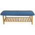 L.T. Williams Bamboo Shoe Bench Large Blue 9900-LT image NaN