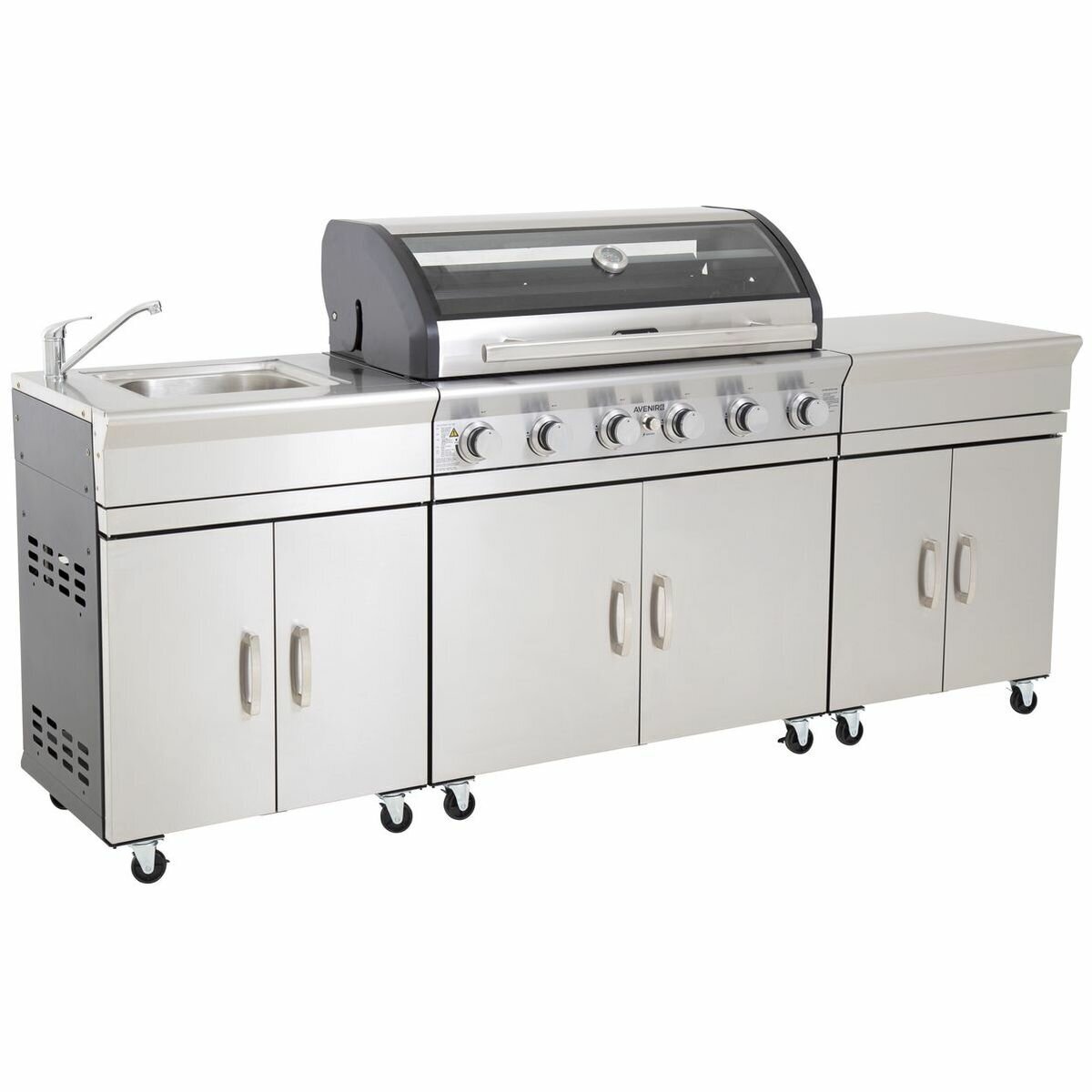 Gasmate professional 6 burner bbq best sale kitchen