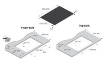 ASKO 60cm 4 Zone Bridge Induction Cooktop - Black HI2642FBG1 hero image