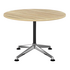 OLG Modulus Meeting Table 1050mm New Oak Round Worktop with Fixed Base OG_MT105R_NO image NaN