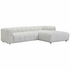 Kalona Ribe Shell Three Seater Right Facing Chaise Sofa 32826-LAF-TX2221 image NaN