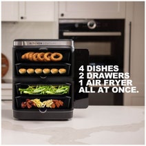 Kitchen Couture 11L Clear View Vertex Dual Draw Air Fryer Black 10005259 hero image