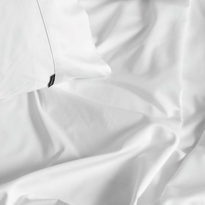 Linen House Augusta 500TC White Double Sheet Set 01708D052 hero image