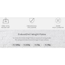Cortex 75KG Endurashell Weight Plate Set CSST-WPSECSET-G hero image