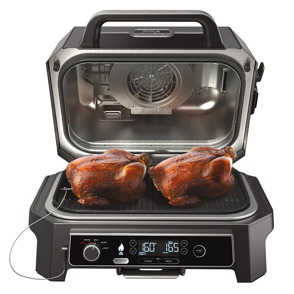 Ninja Woodfire Pro XL Outdoor Electric BBQ Grill and Smoker OG850