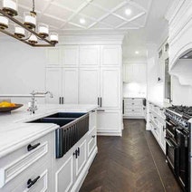 Turner Hastings Novi 85 X 46 Fine Fireclay Double Bowl Butler Sink Matte Black NO85FS-MB hero image