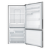 Westinghouse 496L Bottom Mount Fridge with AutoSense Silver WBE5002SE-X image NaN