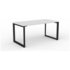 OLG Anvil Straightline Desk 1500x750 White Worktop with Black Frame OG_ANBSD1575_W image NaN