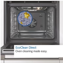 Bosch Serie 8 60cm Built-in Oven with Steam Function HSG656XB6A hero image