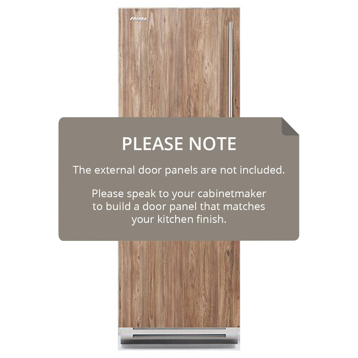 Fhiaba 494L Integrated Fridge Left Hinge S7490FR3A hero image