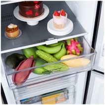LG 335L Bottom Mount Refrigerator Matte Black GB-B300MBL hero image