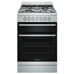 Westinghouse 60cm Dual Fuel Stainless Steel Upright Stove WFE612SC hero image