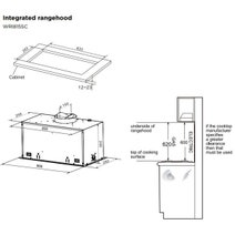 Westinghouse 86cm Integrated Undermount Rangehood Stainless Steel WRI815SC hero image