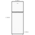 Westinghouse 340L Top Mount Fridge WTB3400WG image NaN
