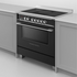 Fisher & Paykel Series 7 90cm Classic Freestanding Induction Electric Cooker Black OR90SCI4B1 image NaN
