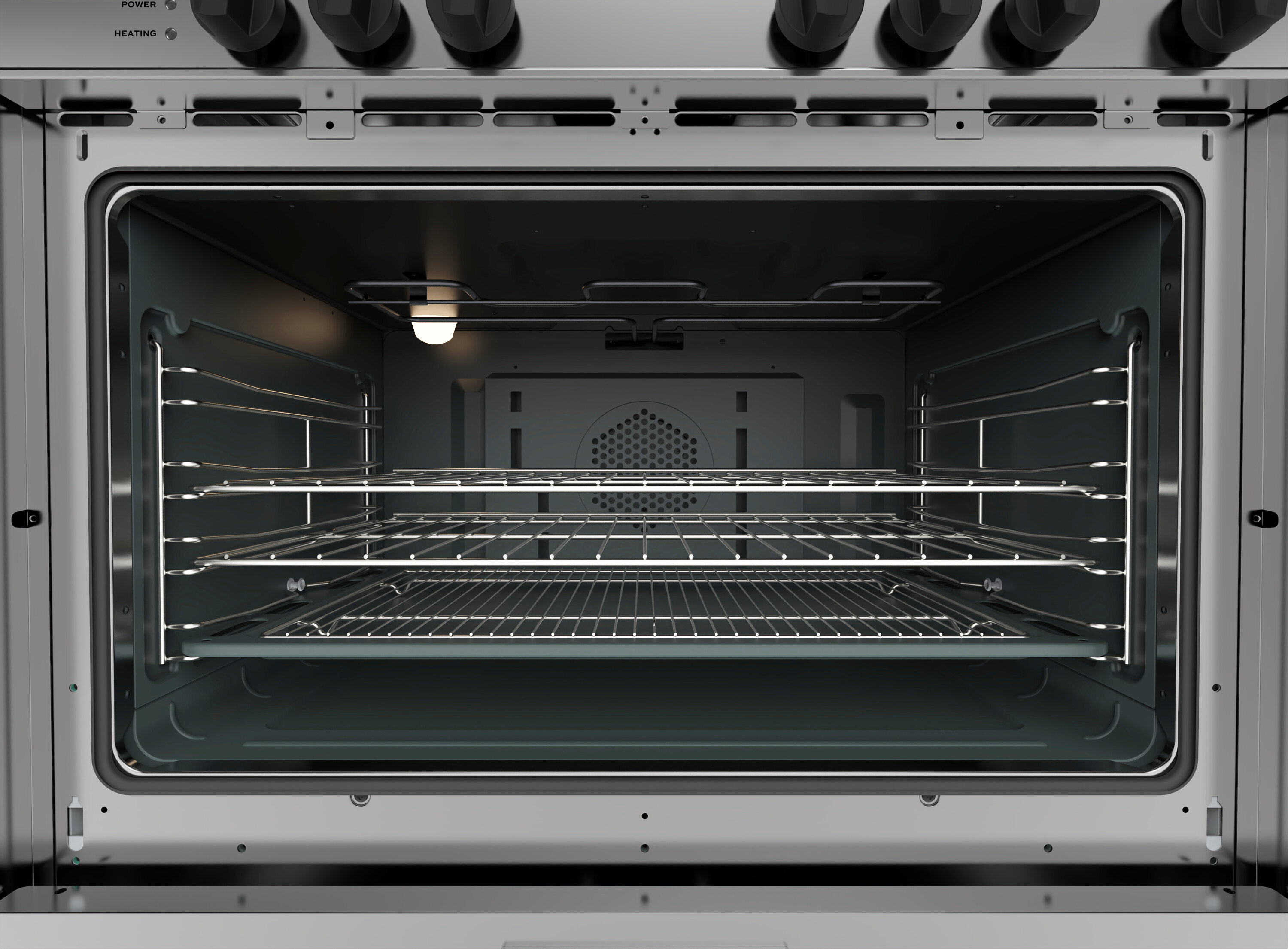 Glem 80cm Dual Fuel Stainless Steel Freestanding Oven GB865GE hero image