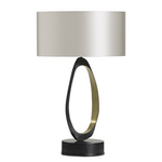 CTO Lighting Stella Table Light - Dove Grey Silk Shade STETAOBZSBDG hero image