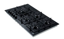 TRINITY 90cm Gas Cooktop 5 Burners Black Tempered Glass TRG900BK hero image