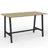 OLG Leaner Table 1800x900 New Oak Worktop with Black Frame OG_TRESTAB189B_NO image NaN