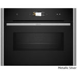NEFF 45cm Compact Oven with Microwave Metallic Silver C29MS3AY0-MS hero image
