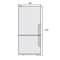Westinghouse 528L Bottom Mount Fridge WBE5300SAL hero image