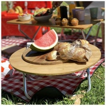 BlackWolf Round Folding Picnic Table 32S001111571000 hero image