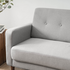 Zinus Adair Modern 3 Seater Sofa with Armrest Pockets Light Grey AU-AD-LG-3P image NaN