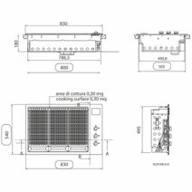 Artusi 80cm Built-In Gas BBQ with Dome Hood ABBQM2-ABBQMH2 hero image