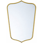 Turner Hastings Mayer 80x50 Shield Bathroom Mirror Brushed Brass MA410MR-BB hero image