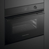 Fisher & Paykel Series 9 60cm Contemporary Compact Combi-Microwave Oven Black Glass OM60NDTDB1 image NaN