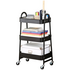 L.T. Williams 3-Tier Tray Trolley Metal Black 8993 image NaN