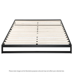 Zinus Queen 18cm Low Metal Bed Frame Black AU-SSBF-7Q hero image