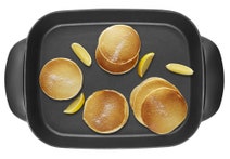 Sunbeam Compact Cafe Grill Sandwich Press & Contact Grill and Classic Banquet Fry Pan Pack GR8210FP5910 hero image