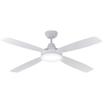 Mercator Nemoi 137cm DC Ceiling Fan with LED Light and Remote White FC708134WH hero image