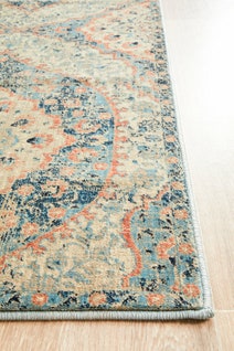 Rug Culture Odyssey Large Navy Multi-coloured Rug 400X80CM - ODY-150-NAVY-400X80 hero image