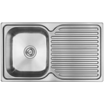Abey EN100L Entry Single Bowl Right Hand Drainer Sink hero image