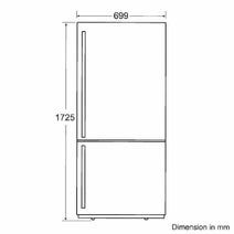 Electrolux 453L Bottom Mount Fridge EBE4507BB-R hero image