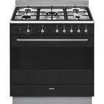 Smeg 90cm Duel Fuel Freestanding Oven/Stove Anthracite FS9606AS-1 hero image