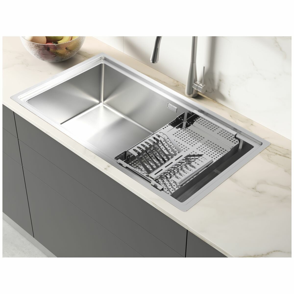 Artinox Frame 74 Single Bowl with Accessories FRACC7440 hero image