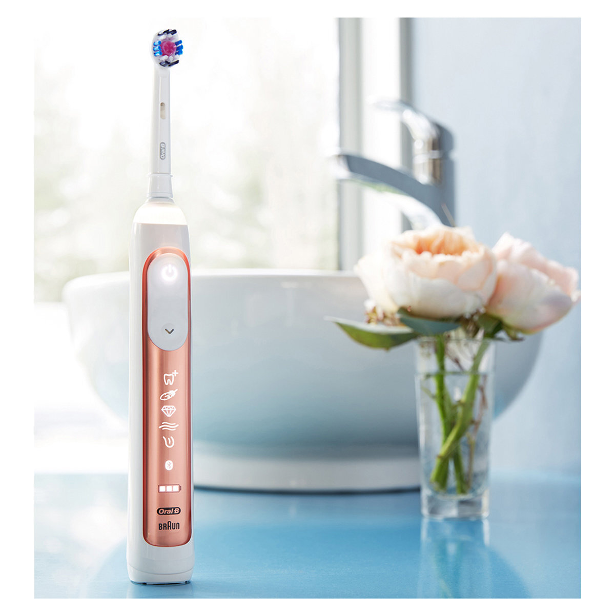 Oral B GEN9000RG Genius 9000 Rose Gold Toothbrush hero image