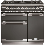 Falcon 90cm Elise Freestanding Dual Fuel Oven/Stove Slate and Nickel ELS90DFSL/N hero image