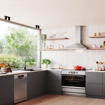 Westinghouse 90cm Dual Fuel Freestanding Oven-Stainless Steel WFE9515SD hero image