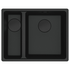Franke Maris 340/150mm 1 and 1/2 Bowl Left Topmount Sink with Extension Drainer Matte Black MRG660-SBLMBFPC image NaN
