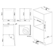 Smeg Linea 60cm Wine Cellar - Neptune Grey CVI129G hero image